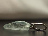 Серебряная подвеска с натуральным бериллом-683
